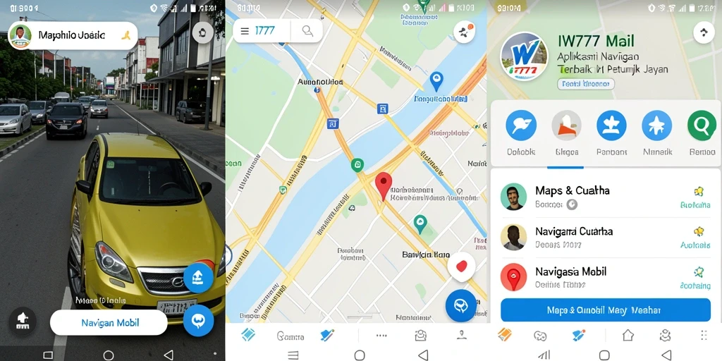 Antarmuka aplikasi IW777 dengan fitur navigasi yang intuitif.